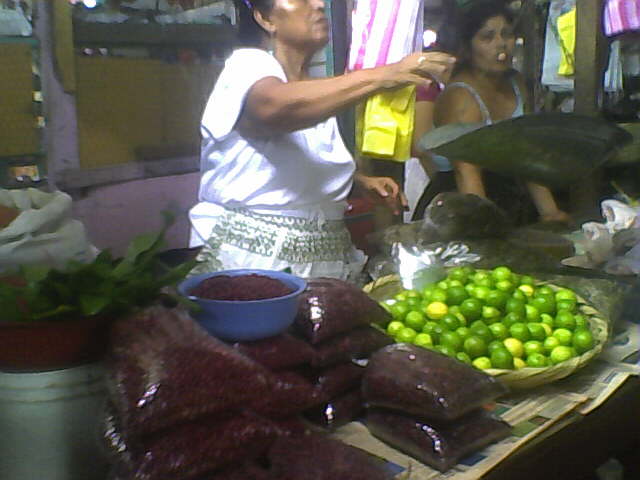 Venta de limones en el Mercado Municipal de Granada